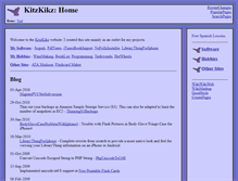 Tablet Screenshot of kitzkikz.com